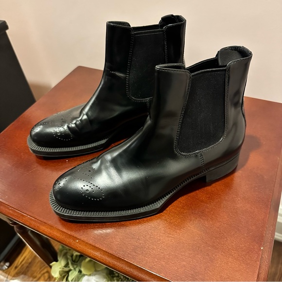 Men’s Black Prada Boots, size 36. - Picture 2 of 6